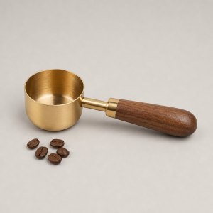 Dosierlöffel Messing